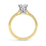 6 claw diamond solitaire ring - SLE1001