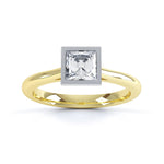 Princess Cut Diamond Solitaire - SLE1004