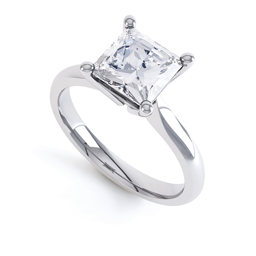 4 claw diamond solitaire ring - SLE1002