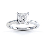 4 Claw Princess Cut Diamond Solitaire - SLE1005