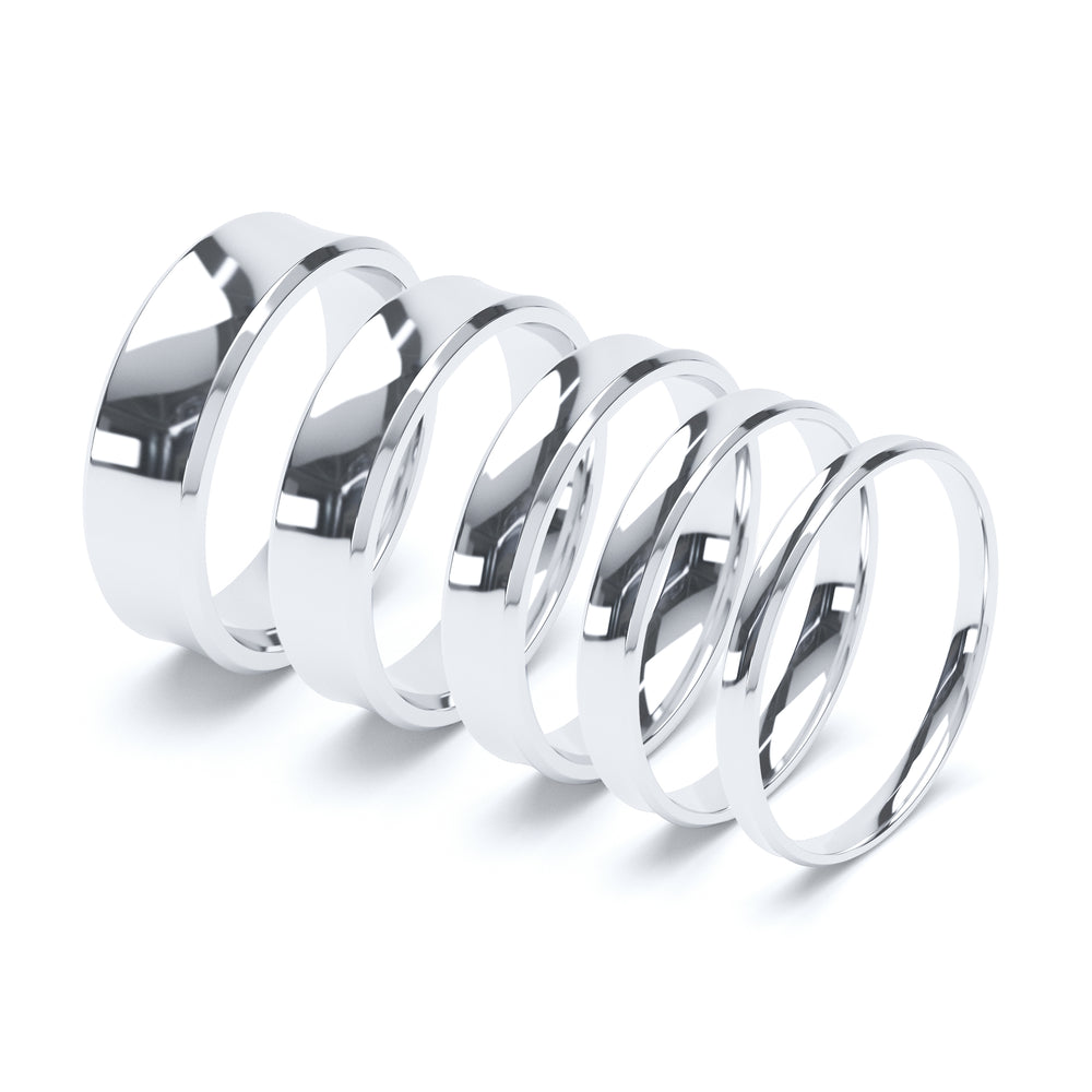 Concave Wedding Ring