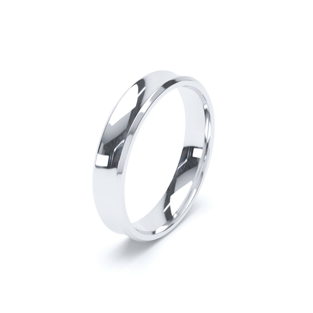 Concave Wedding Ring