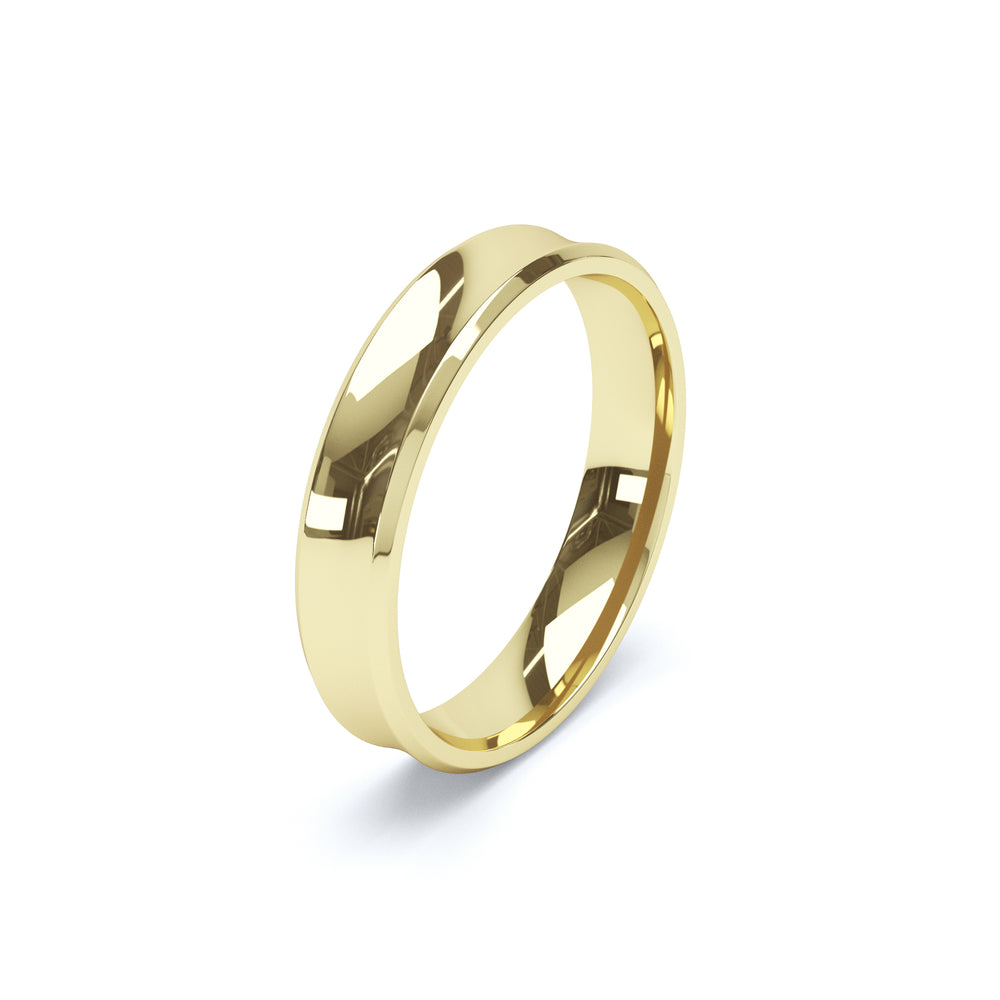 Concave Wedding Ring