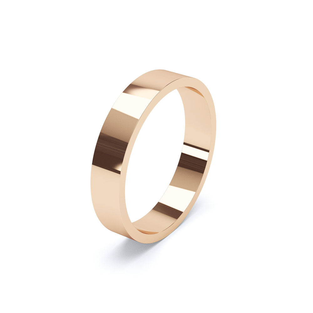Flat Profile Wedding Ring