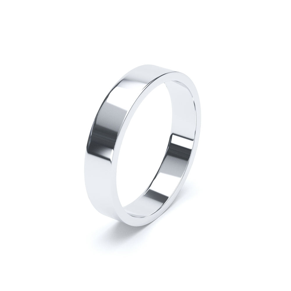 Flat Profile Wedding Ring