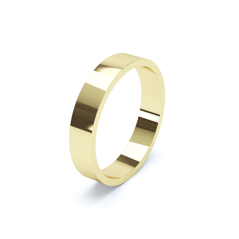 Flat Profile Wedding Ring
