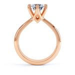 6 Claw Round Diamond Ring - SLE1003