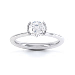 Round Solitaire Diamond Engagement Ring - SLE1008