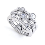 3 tier 8 diamond cluster  - SLE1018