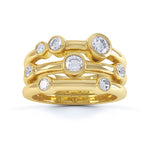3 tier 8 diamond cluster  - SLE1018